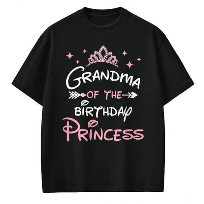 Best Grandma Shirt, Proud Grandma Unisex T-Shirt/Hoodie/Sweatshirt HLT00 - Grandma Of The Birthday Princess Toddler Kid Girl Family T-Shirt