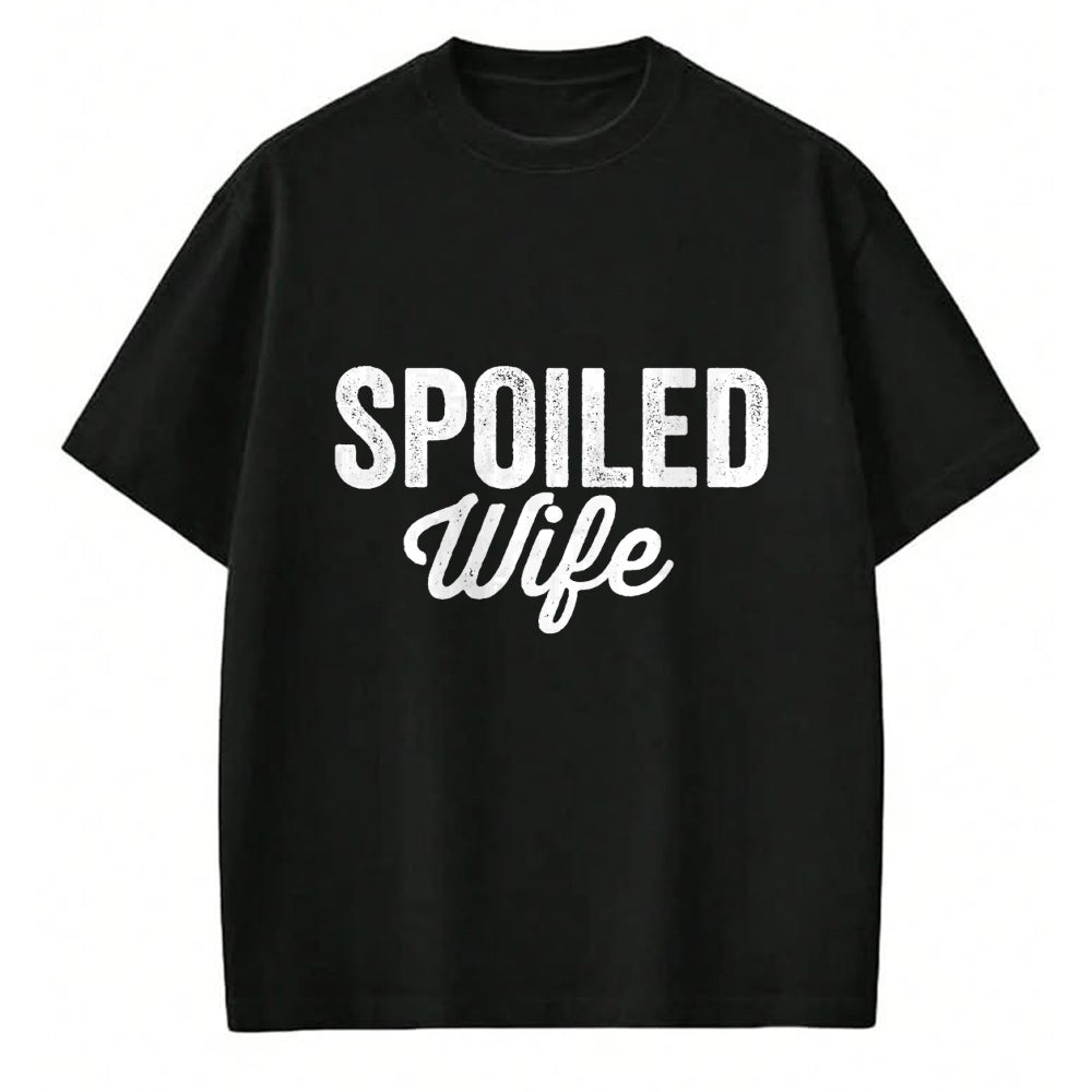 Best Wife Shirt, Wife and Husband Unisex T-Shirt/Hoodie/Sweatshirt HLT00 - Gift for wife T shirt, spoiled wife   Broke Husband Spoiled Wife Funny Matching Couples T-Shirt