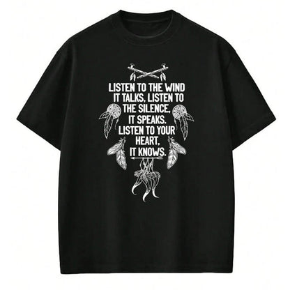 Native American T-Shirts, Vintage Native American Unisex T-Shirt/Hoodie/Sweatshirt HLT00 - Native American Dreamcatcher Poem Women