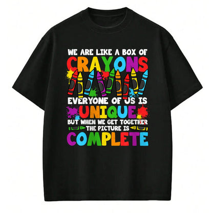 Best Student Shirt, Funny Back To School UnisexT-Shirt/Hoodie/Sweatshirt HLT00 - Funny Teacher We are Like A Box of Crayons Back to School T-Shirt (2)