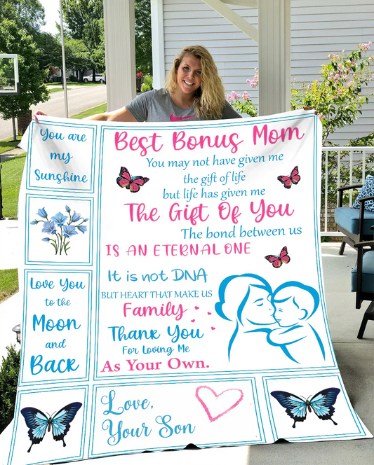 Best Bonus Mom Blanket From Son