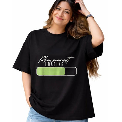 Best Doctor Shirt, Funny Doctor UnisexT-Shirt/Hoodie/Sweatshirt HLT00 - Pharmacist Loading Doctor of Pharmacy Student Future Pharm.D T-Shirt, Women, Black, Large