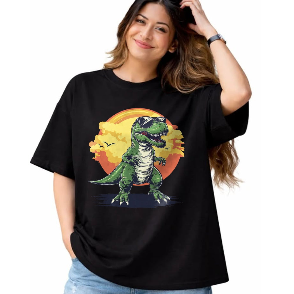 Best Dinosaur Lover Shirt, Funny Dinosaur UnisexT-Shirt/Hoodie/Sweatshirt HLT00 - Trex Dinosaur Dino Wearing Sunglasses Funny Graphic T-Shirt
