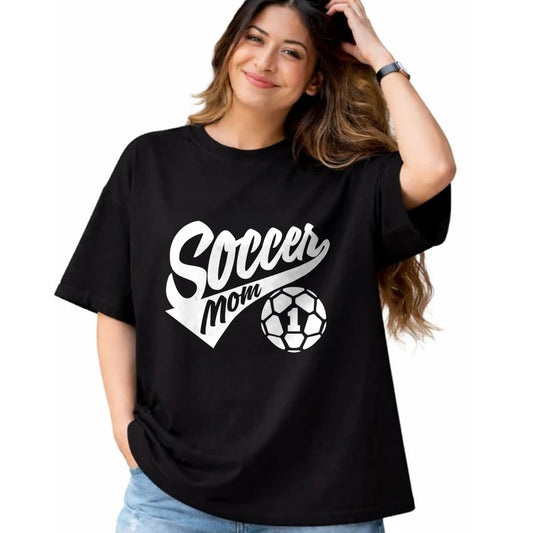 Gift for Mom Shirt, Funny Mom Unisex T-Shirt/Hoodie/Sweatshirt HLT00 - Soccer Mom T-shirt Proud Soccer Mom I Love Soccer Tee