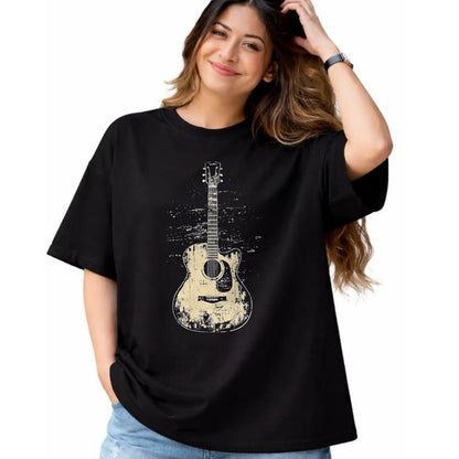 Guitar Lover Shirt, Funny Guitar UnisexT-Shirt/Hoodie/Sweatshirt HLT00 - Acoustic Guitar Player Vintage Rock Graphic T-Shirt, Men, Black, 3X-Large