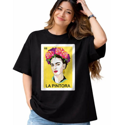 Best Thanksgiving Family Shirt , Funny Thanksgiving UnisexT-Shirt/Hoodie/Sweatshirt HLT00 - Funny Spanish-Mexican Bingo Gift for Women Girl - La Pintora T-Shirt
