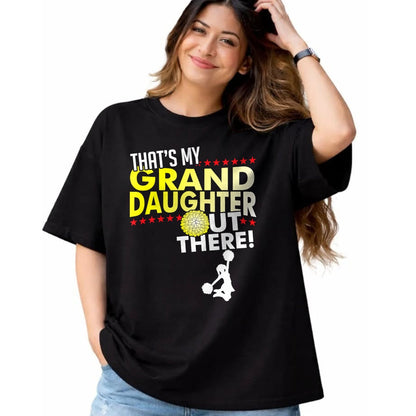Best Grandpa Shirt, Proud Grandpa Unisex T-Shirt/Hoodie/Sweatshirt HLT00 - My Granddaughter - Cheerleader Grandpa & Grandma T Shirt T-Shirt