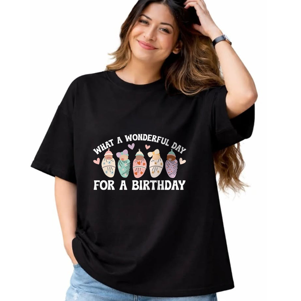 Funny Nurse Shirt, Nurse Unisex T-Shirt/Hoodie/Sweatshirt HLT00 - Day For A Birthday Mother Baby Nurse Postpartum Nurse T-Shirt