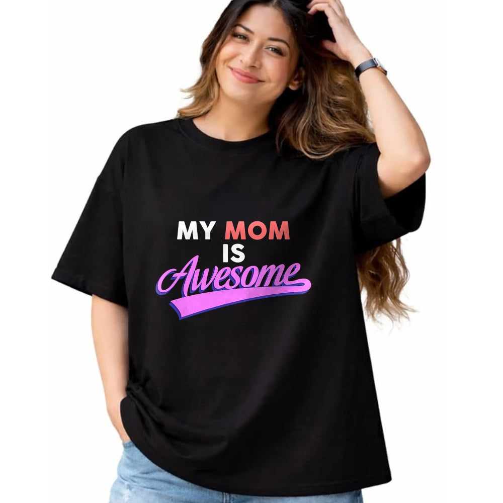 Gift for Mom Shirt, Funny Mom Unisex T-Shirt/Hoodie/Sweatshirt HLT00 - My Mom Is Awesome T-shirt, Mothers Day, Love, by Zany Brainy