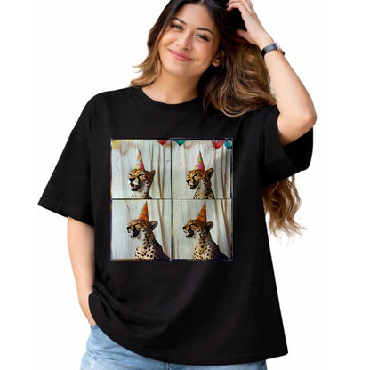 Cat Love Shirt, Funny Cat Lover Gift UnisexT-Shirt/Hoodie/Sweatshirt HLT00 - African Cheetah Lover Colorful Safari Animal Birthday T-Shirt (1)