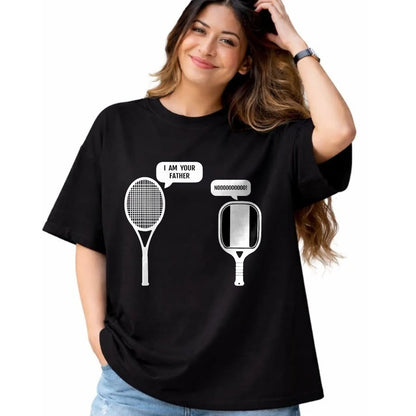 Funny Pickleball Shirt, Pickleball Lover Unisex T-Shirt/Hoodie/Sweatshirt HLT00 - I Am Your Father Funny Pickleball Tennis Racket T-Shirt