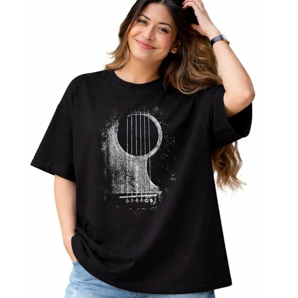 Guitar Lover Shirt, Funny Guitar UnisexT-Shirt/Hoodie/Sweatshirt HLT00 - Acoustic Guitar Player Six String Classic Rock & Roll T-Shirt, Men, Black, 3X-Large