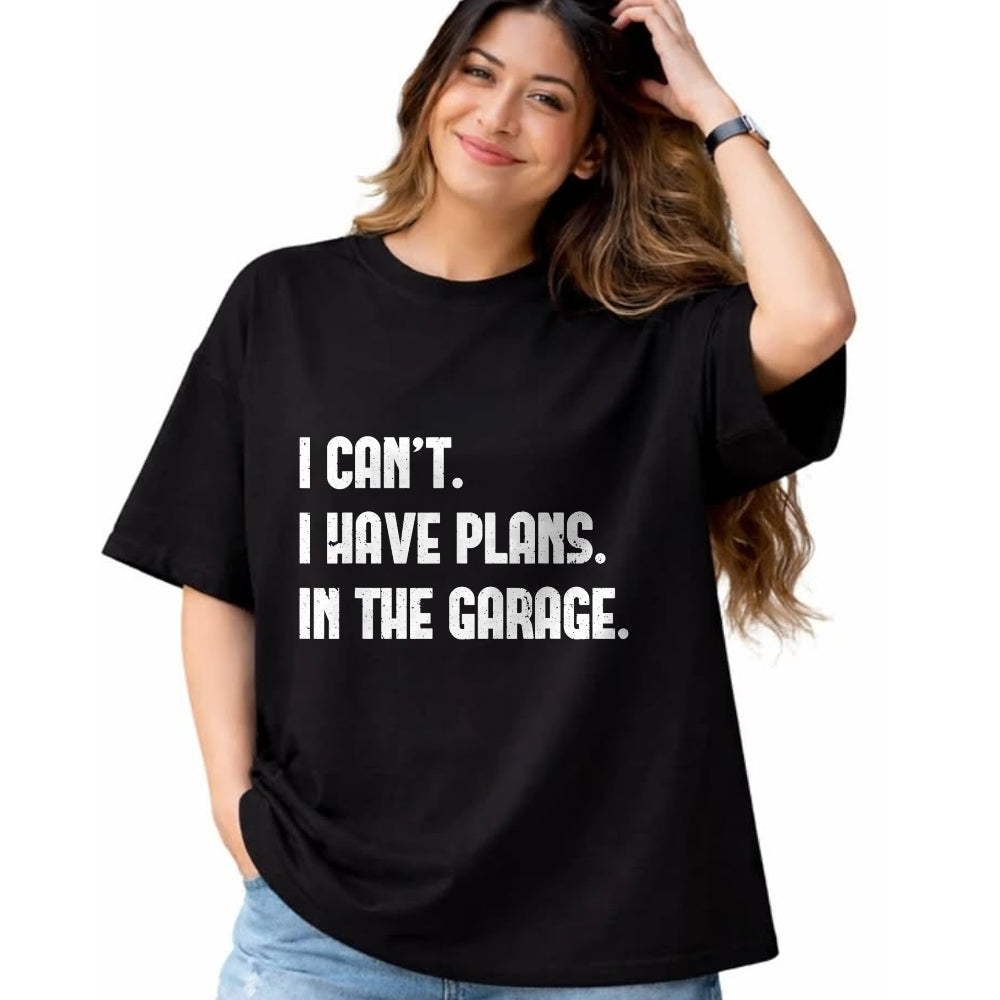 Best Mechanic Life Shirt, Funny Mechanic UnisexT-Shirt/Hoodie/Sweatshirt HLT00 - I Cant I Have Plans In The Garage Fathers Day Car Mechanics Short Sleeve T-Shirt