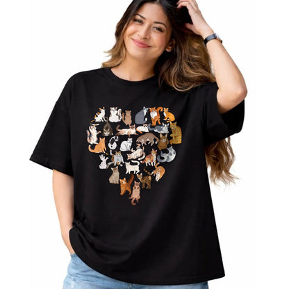 Cat Love Shirt, Funny Cat Lover Gift UnisexT-Shirt/Hoodie/Sweatshirt HLT00 - Cats Love Kitty Nerd Cat Lovely Kitten Lovers T-Shirt