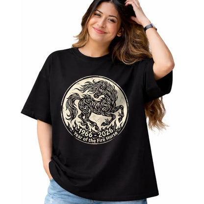 Best Horse Lover Shirt , Funny Horse UnisexT-Shirt/Hoodie/Sweatshirt HLT00 -  1966 2026 Year of The Fire Horse Chinese Zodiac 1966 Vintage T-Shirt, Men, Black, 3X-Large