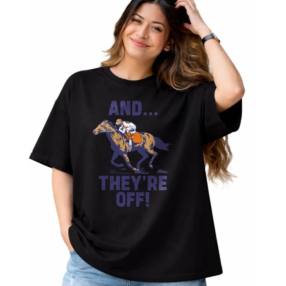 Best Horse Lover Shirt , Funny Horse UnisexT-Shirt/Hoodie/Sweatshirt HLT00 - Horse Racing Shirt Toddler Kids Boys Girls and They_re Off T-Shirt