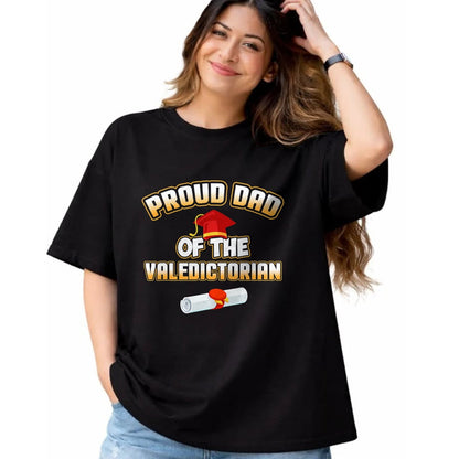 Gift for Dad Shirt, Funny Dad Unisex T-Shirt/Hoodie/Sweatshirt HLT00 – Dad Of Valedictorian 2019 School Graduation Proud Father T-Shirt