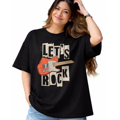 Guitar Lover Shirt, Funny Guitar UnisexT-Shirt/Hoodie/Sweatshirt HLT00 - Let_s Rock Electric Guitar Music Lovers Band Guitarists Retro T-Shirt