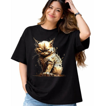 Cat Love Shirt, Funny Cat Lover Gift UnisexT-Shirt/Hoodie/Sweatshirt HLT00 - Mean Fierce Kitty Cat Kitten Funny Cat T-Shirt T-Shirt for Men Women