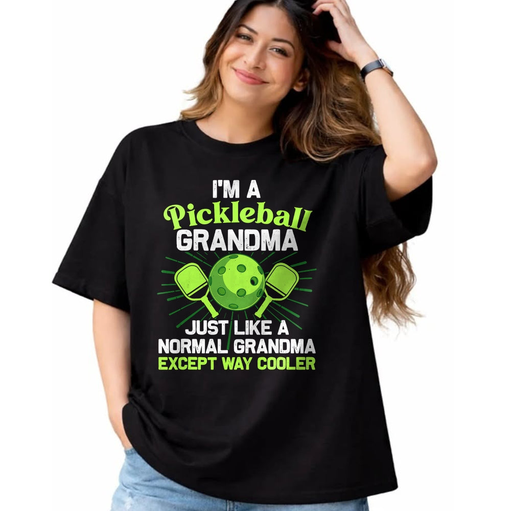 Funny Pickleball Shirt, Pickleball Lover Unisex T-Shirt/Hoodie/Sweatshirt HLT00 - Pickleball Design for Grandma Women Girls Pickle Ball Player T-Shirt