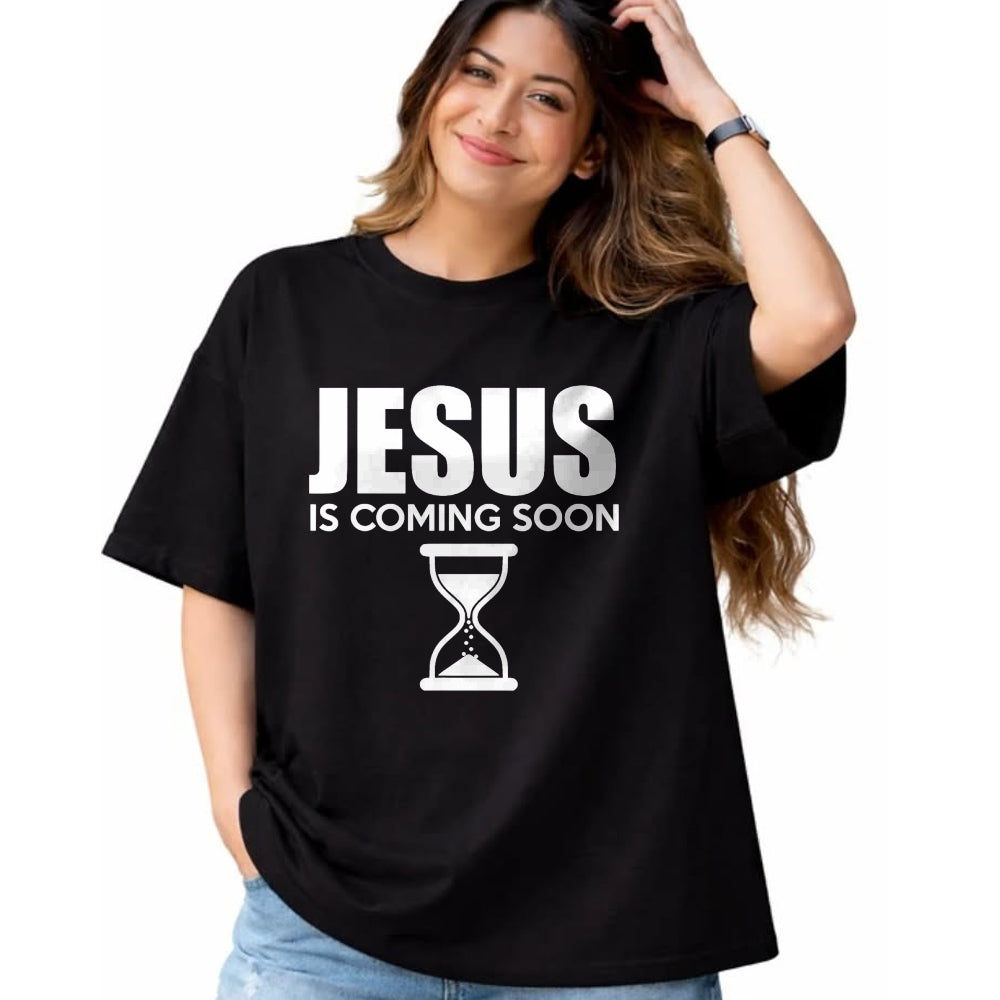 Christian Tee, Christian Faith Unisex T-Shirt/Hoodie/Sweatshirt HLT00 - Jesus Is Coming Soon Countdown til Jesus Christ T-Shirt