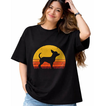 Dog Love Shirt, Dog Lover Gift T-Shirt/Hoodie/Sweatshirt HLT00 - Retro Chihuahua Men Women Dog Mom Dad Chihuahua T-Shirt
