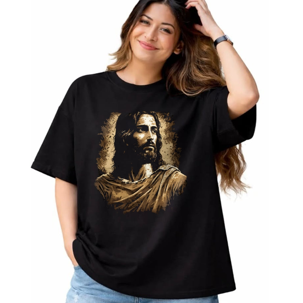 Christian Tee, Christian Faith Unisex T-Shirt/Hoodie/Sweatshirt HLT00 - Jesus Christ Portrait T-Shirt