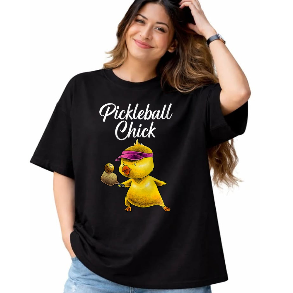 Funny Pickleball Shirt, Pickleball Lover Unisex T-Shirt/Hoodie/Sweatshirt HLT00 - Funny Pickleball Art For Women Girl Paddle Sport Chick Lover T-Shirt