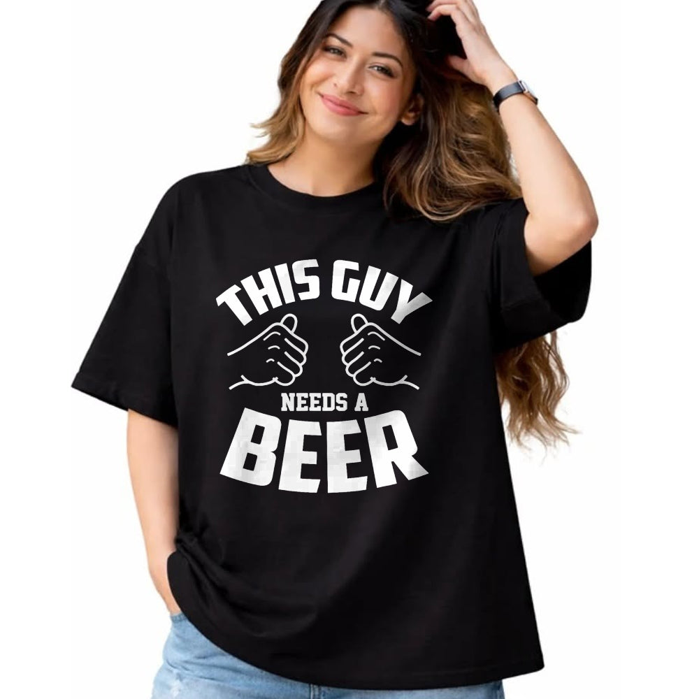 Best Wife Shirt, Wife and Husband Unisex T-Shirt/Hoodie/Sweatshirt HLT00 - Funny Guy Needs Beer Alcohol Lover T-Shirt