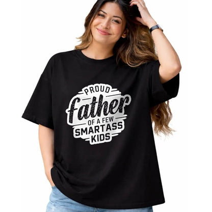 Gift for Dad Shirt, Funny Dad Unisex T-Shirt/Hoodie/Sweatshirt HLT00 – Proud Father Of A Few Smartass Kids Fathers Day Funny T-Shirt