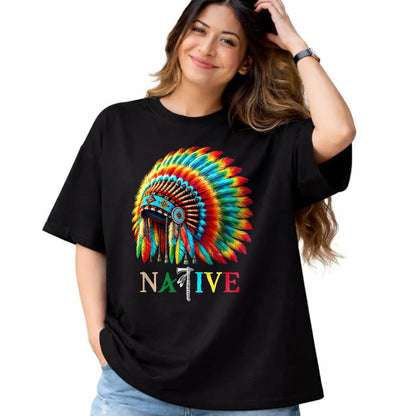 Native American T-Shirts, Vintage Native American Unisex T-Shirt/Hoodie/Sweatshirt HLT00 - Native American Indian Day Pride Indigenous Cherokee Costume