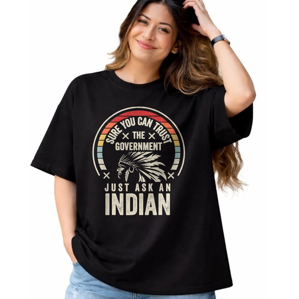 Native American T-Shirts, Vintage Native American Unisex T-Shirt/Hoodie/Sweatshirt HLT00 - Retro Vintage Native American Trust Government