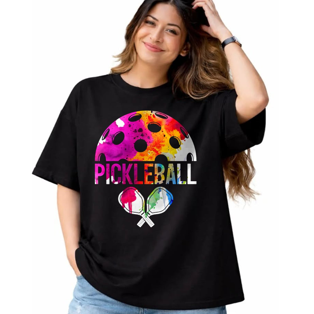 Funny Pickleball Shirt, Pickleball Lover Unisex T-Shirt/Hoodie/Sweatshirt HLT00 - PICKLE BALL PLAY PICKLEBALL T-Shirt