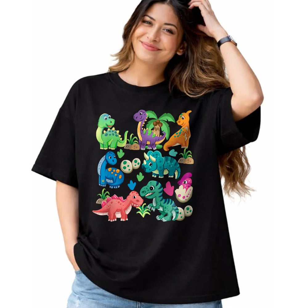 Best Dinosaur Lover Shirt, Funny Dinosaur UnisexT-Shirt/Hoodie/Sweatshirt HLT00 - Types of Dinosaurs Cute Dino Identification Girl Boy T-Shirt
