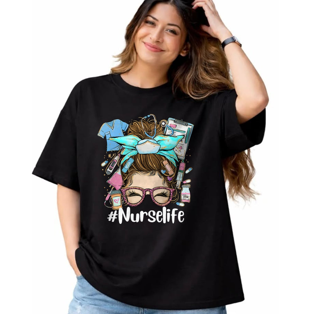 Funny Nurse Shirt, Nurse Unisex T-Shirt/Hoodie/Sweatshirt HLT00 - Funny NurseLife Nurse T-Shirt