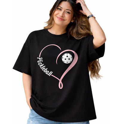Funny Pickleball Shirt, Pickleball Lover Unisex T-Shirt/Hoodie/Sweatshirt HLT00 - Pickleball Shirts Womens Valentine's Day Pickleball Lovers T-Shirt