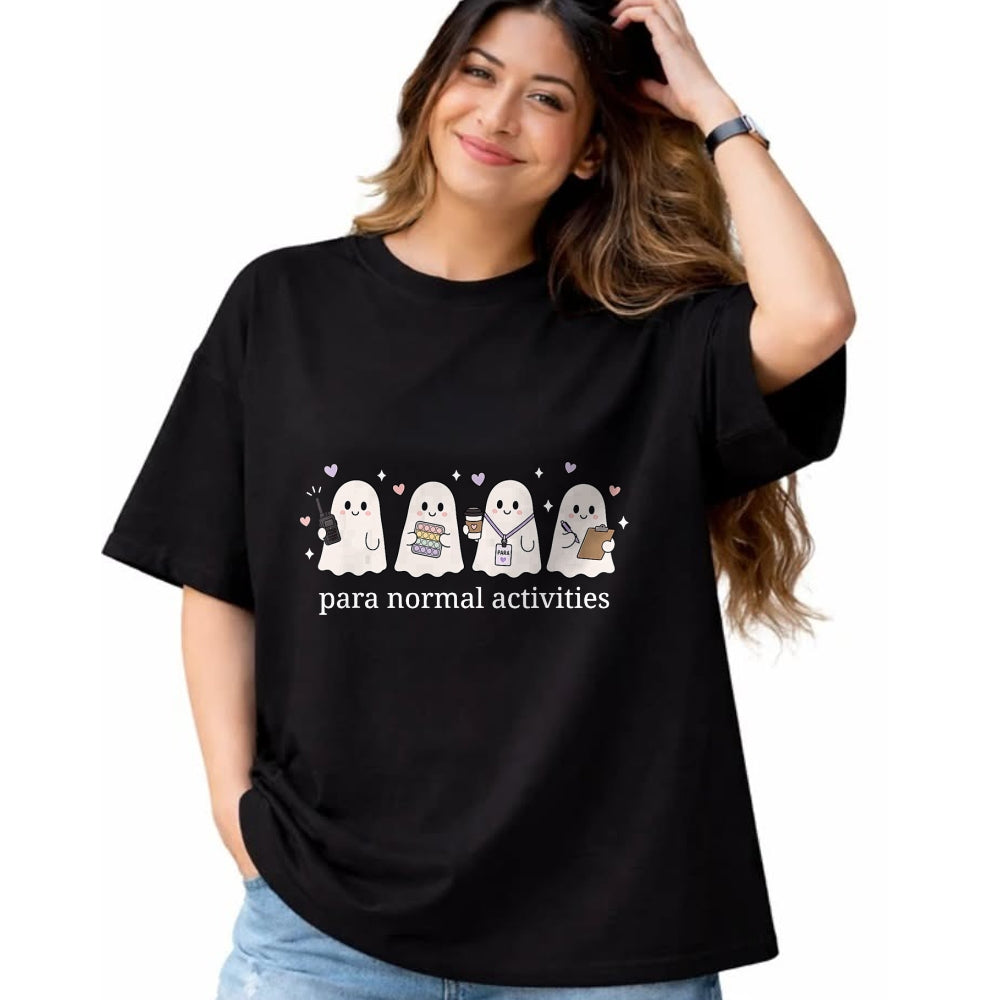 Best Teacher Shirt, Funny Teacher UnisexT-Shirt/Hoodie/Sweatshirt HLT00 - Ghost Cute para Normal Activities SPED Teachers Halloween T-Shirt