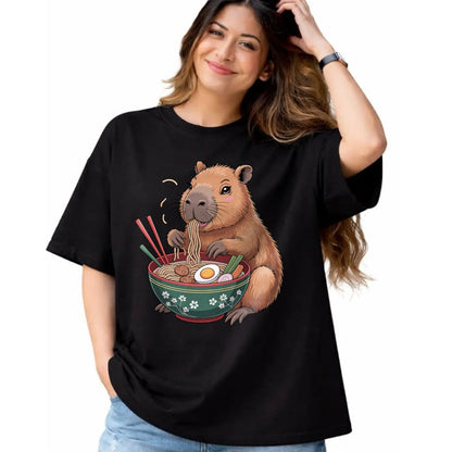 Cute Capybara Shirt, Funny Capybara Unisex T-Shirt/Hoodie/Sweatshirt HLT00 - Cool Capybara Art for Men Women Kids Rodent Capybara Lover T-Shirt