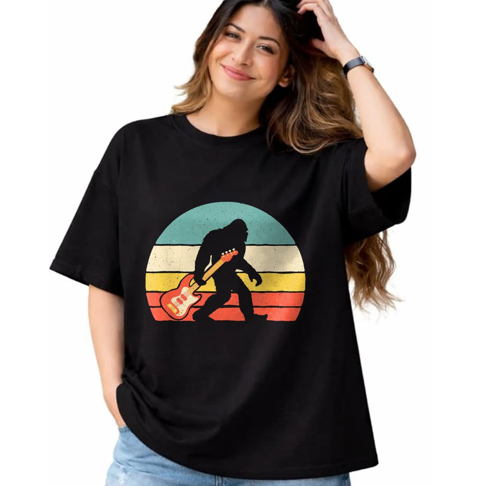 Guitar Lover Shirt, Funny Guitar UnisexT-Shirt/Hoodie/Sweatshirt HLT00 - Bigfoot Bass Guitar - Bass Player Bassist Music Guitarist T-Shirt