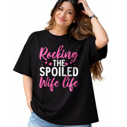 Best Wife Shirt, Wife and Husband Unisex T-Shirt/Hoodie/Sweatshirt HLT00 - Gift for wife T shirt, spoiled wife   Funny Spoiled Wife Art For Women Girls Husband Spoiled Wife Pr (24)