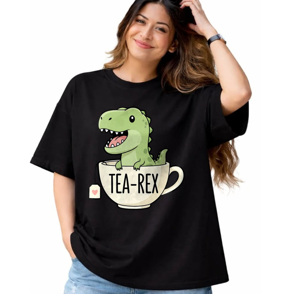 Best Dinosaur Lover Shirt, Funny Dinosaur UnisexT-Shirt/Hoodie/Sweatshirt HLT00 - Tea Rex Dinosaur Funny Cartoon T-Shirt