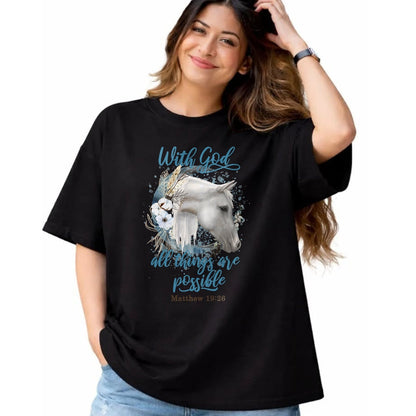 Best Horse Lover Shirt , Funny Horse UnisexT-Shirt/Hoodie/Sweatshirt HLT00 - Horse Flowers Horseback Riding Christian Horse Owner T-Shirt