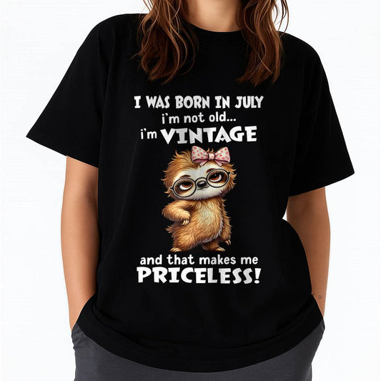 JULY - I'M NOT OLD I'M VINTAGE AND THAT MAKES ME PRICELESS - FMA - NINA07 (SKU2604-92-07)