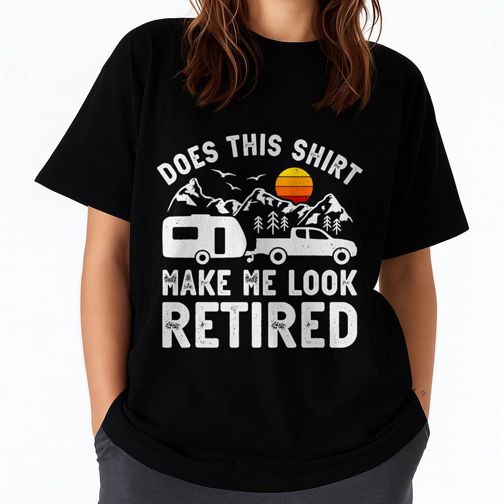 Retired Camper Retirement Camping T-Shirt