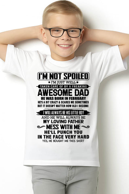 FEBRUARY – I WILL ALWAYS BE HIS LITTLE BOY AND HE WILL ALWAYS BE MY LOVING FATHER – FROM DAD – NINA02 (SKU26T-01236-02)