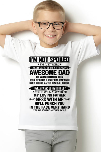 JULY – I WILL ALWAYS BE HIS LITTLE BOY AND HE WILL ALWAYS BE MY LOVING FATHER – FROM DAD – NINA07 (SKU26T-01236-07)