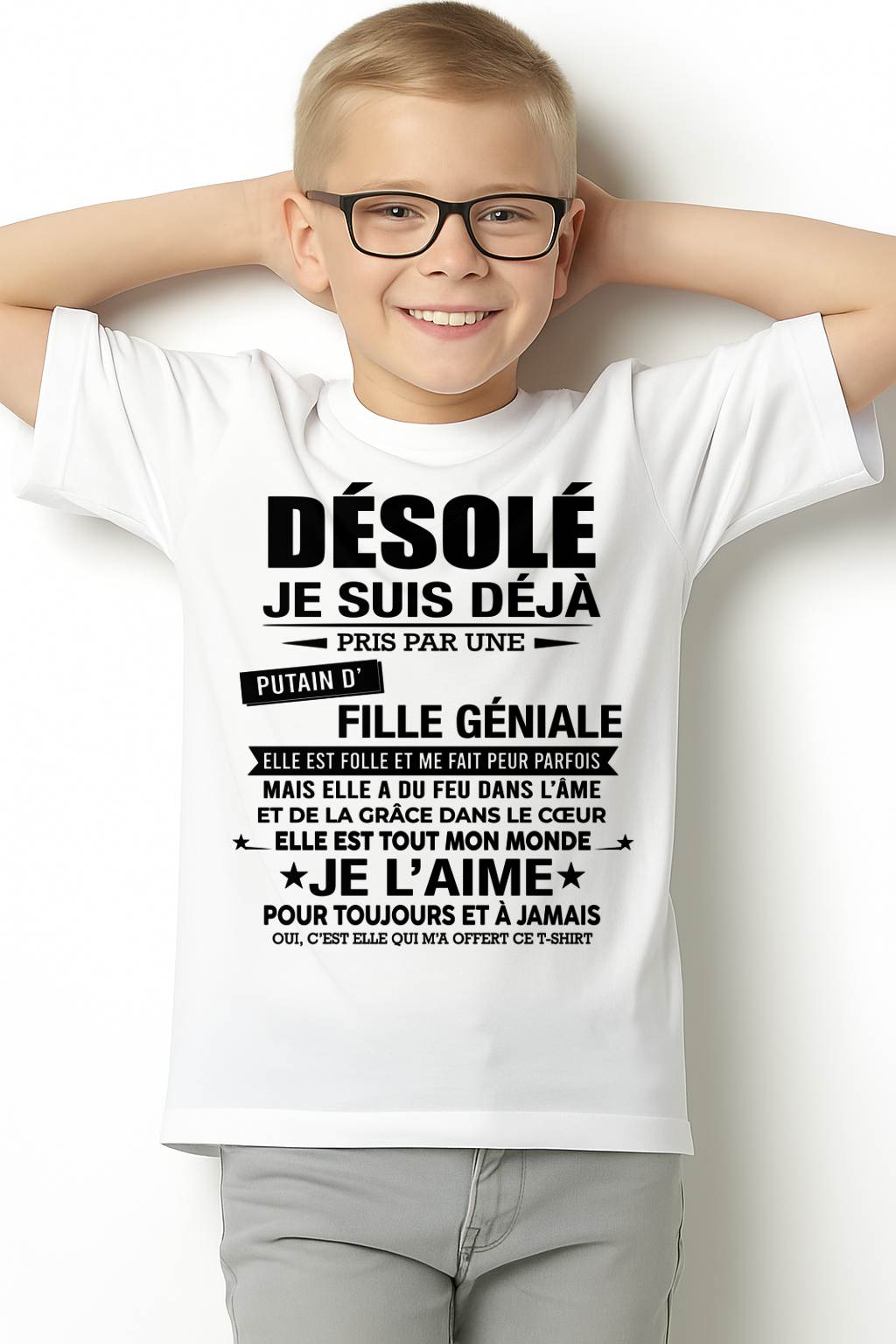 DÉSOLÉ, JE SUIS DÉJÀ PRIS PAR UNE FILLE VRAIMENT GÉNIALE – DE LA PART DE MA FEMME - FR00/NINA00 (SKU2606-42-00)