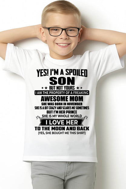 NOVEMBER - I'M HER PRINCE I LOVE HER TO THE MOON AND BACK - FROM MOM - NINA11 (SKU2604-318-11)