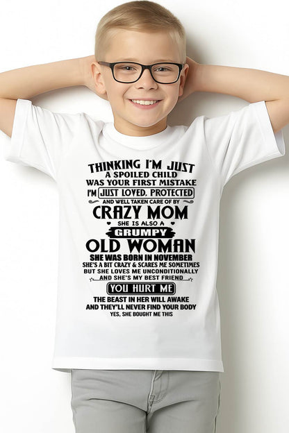 NOVEMBER - I'M JUST LOVED, PROTECTED AND WELL TAKEN CARE OF BY MY MOM - FROM MOM - NINA11 (SKU2603-293-11)