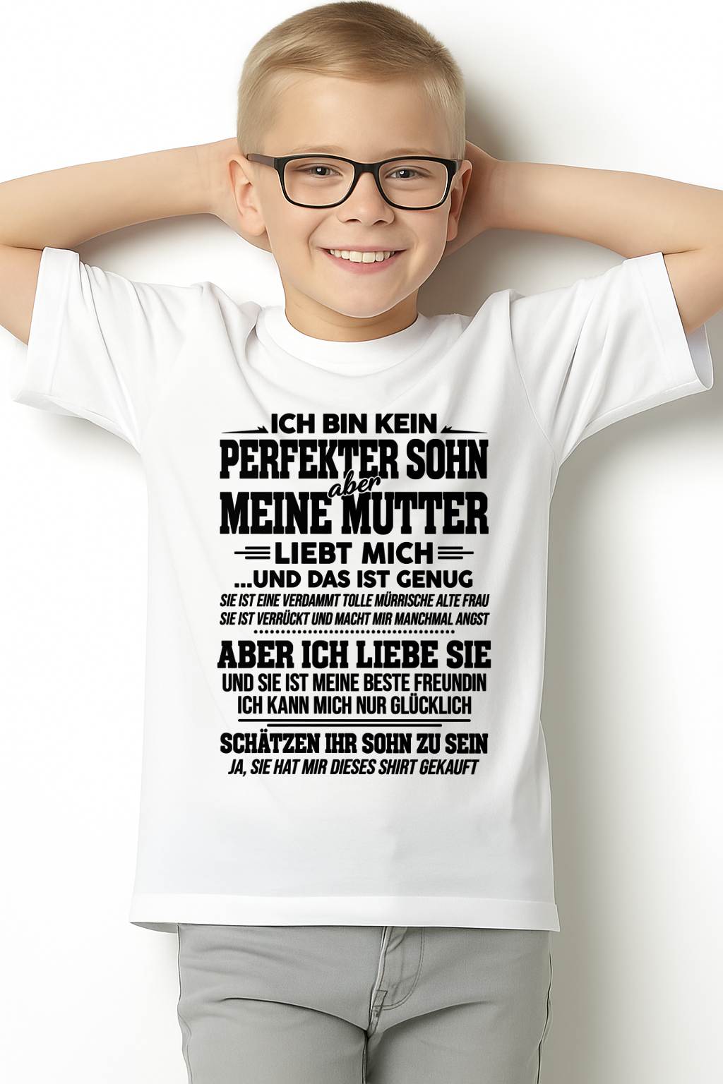 ICH BIN KEIN PERFEKTER SOHN - Das perfekte Geschenk für deinen Sohn - (SKU2610-98)